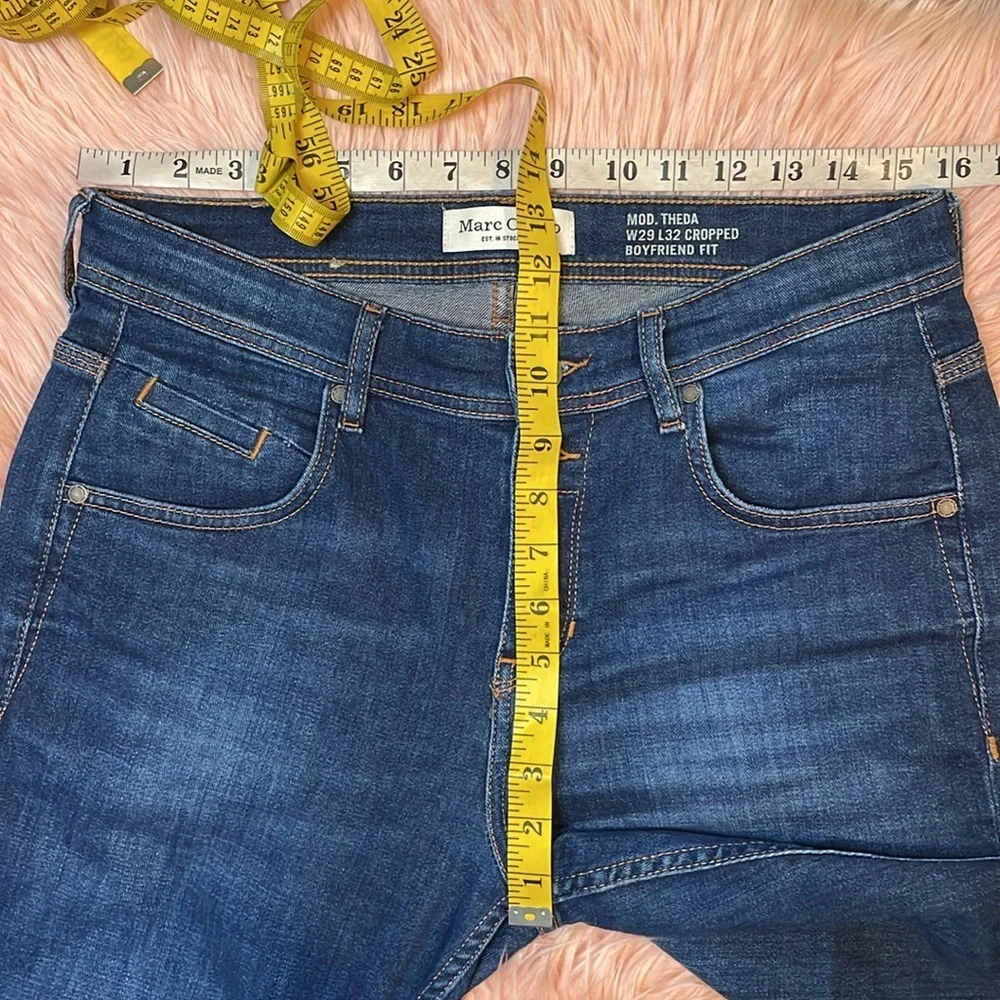 Marc O’ Polo Cropped Boyfriend Fit Dark Wash Theda Woman’s Jean‎ Size W29 L32